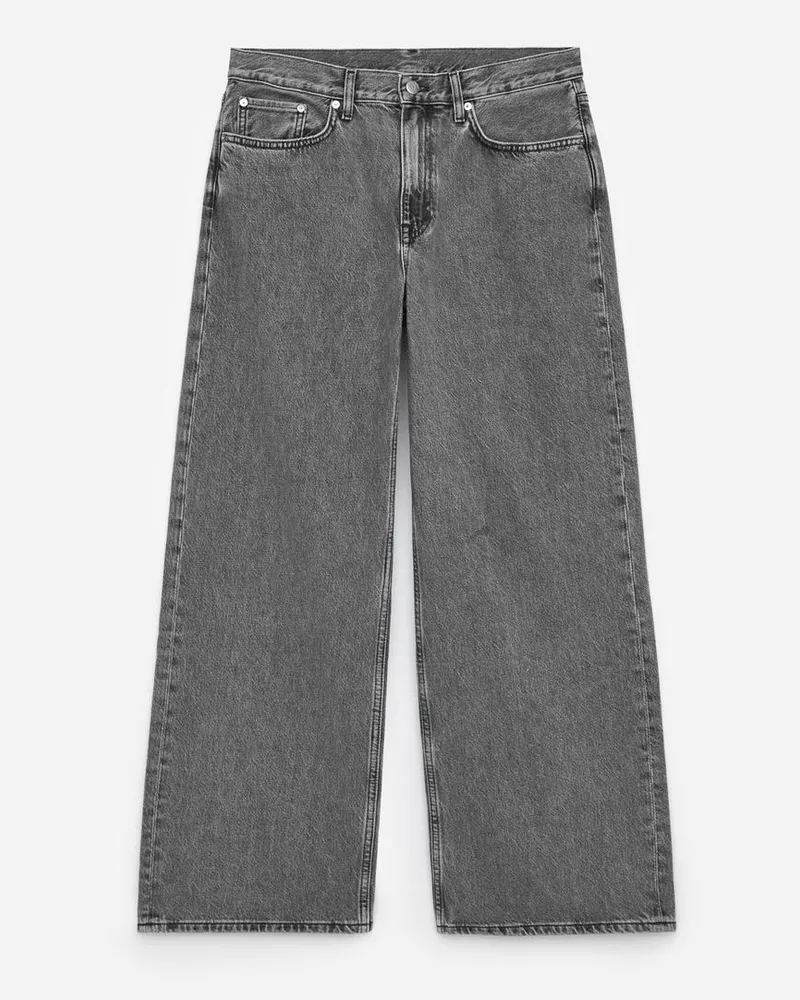 Arket Cloud Loose Jeans Mit Weitem Bein - Grau Grau