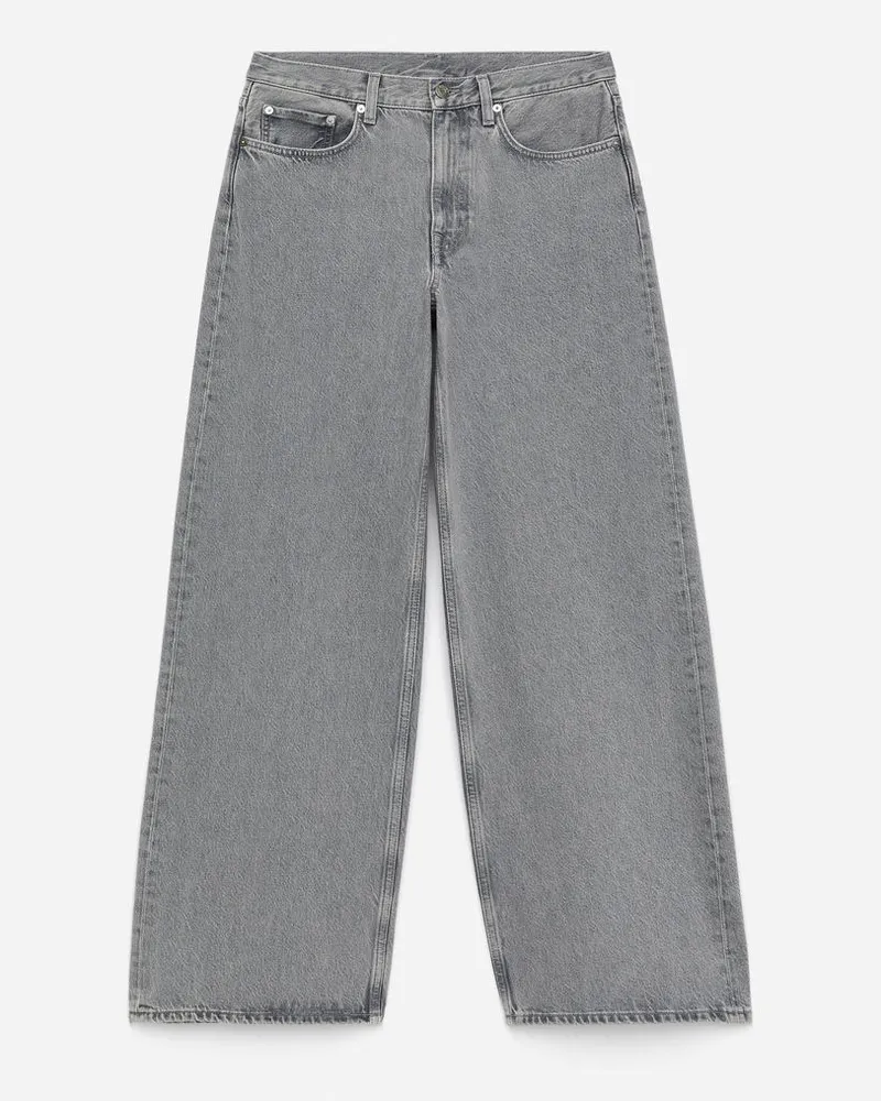 Arket CLOUD Loose Jeans Mit Weitem Bein -Grau Grau