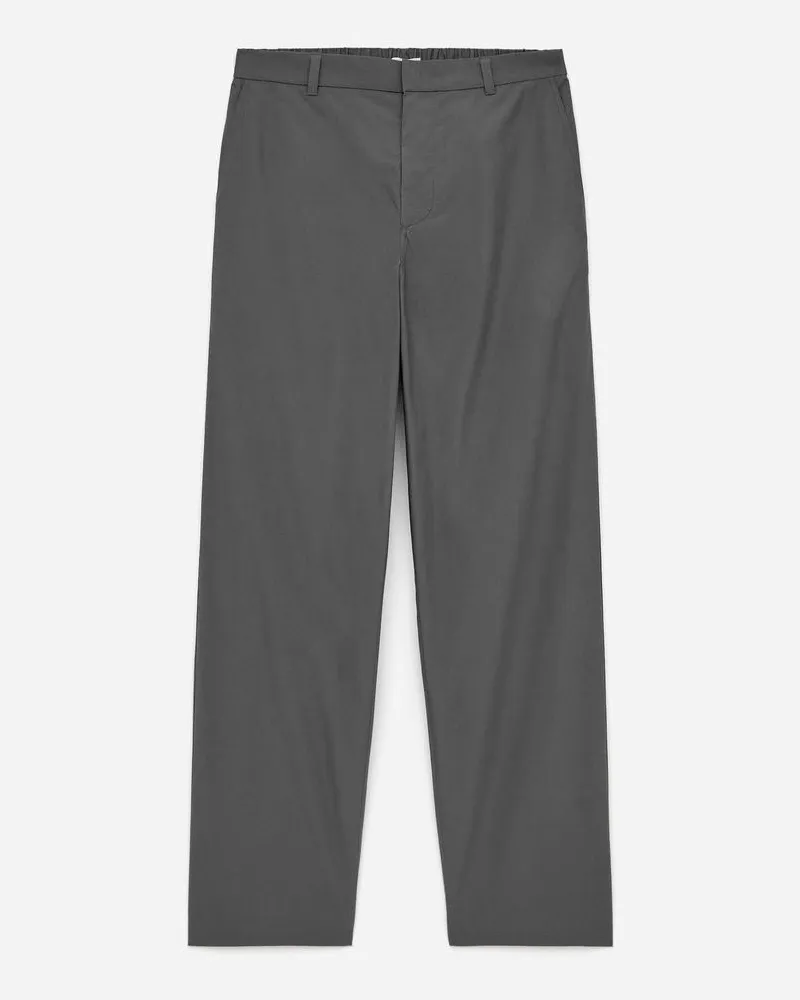 Arket Popeline-Hose - Grau Taupe
