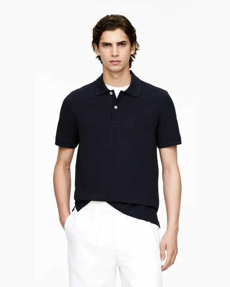 Arket Pikee-Poloshirt -Blau Blau