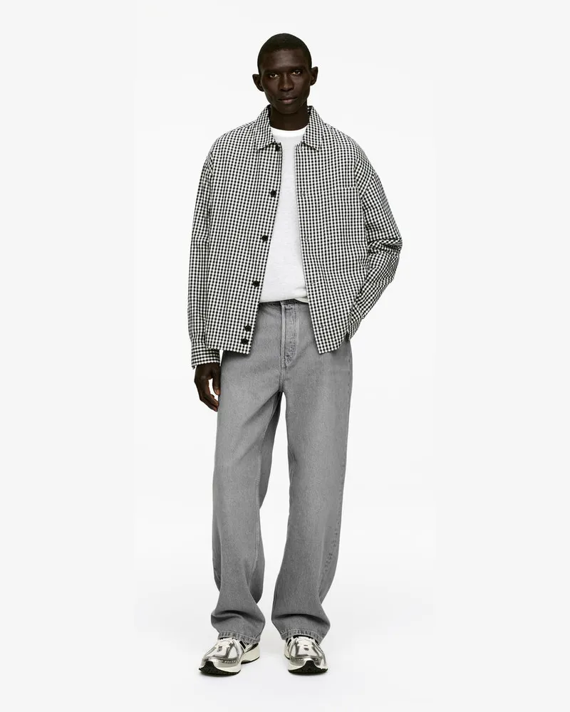 Arket MIST Wide Jeans -Grau Grau