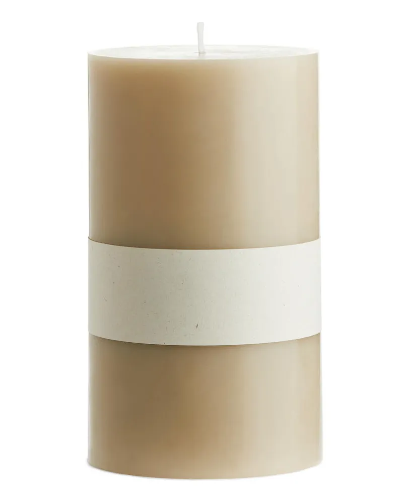 Arket Stumpenkerze, 17,5 Cm - Grau Grau