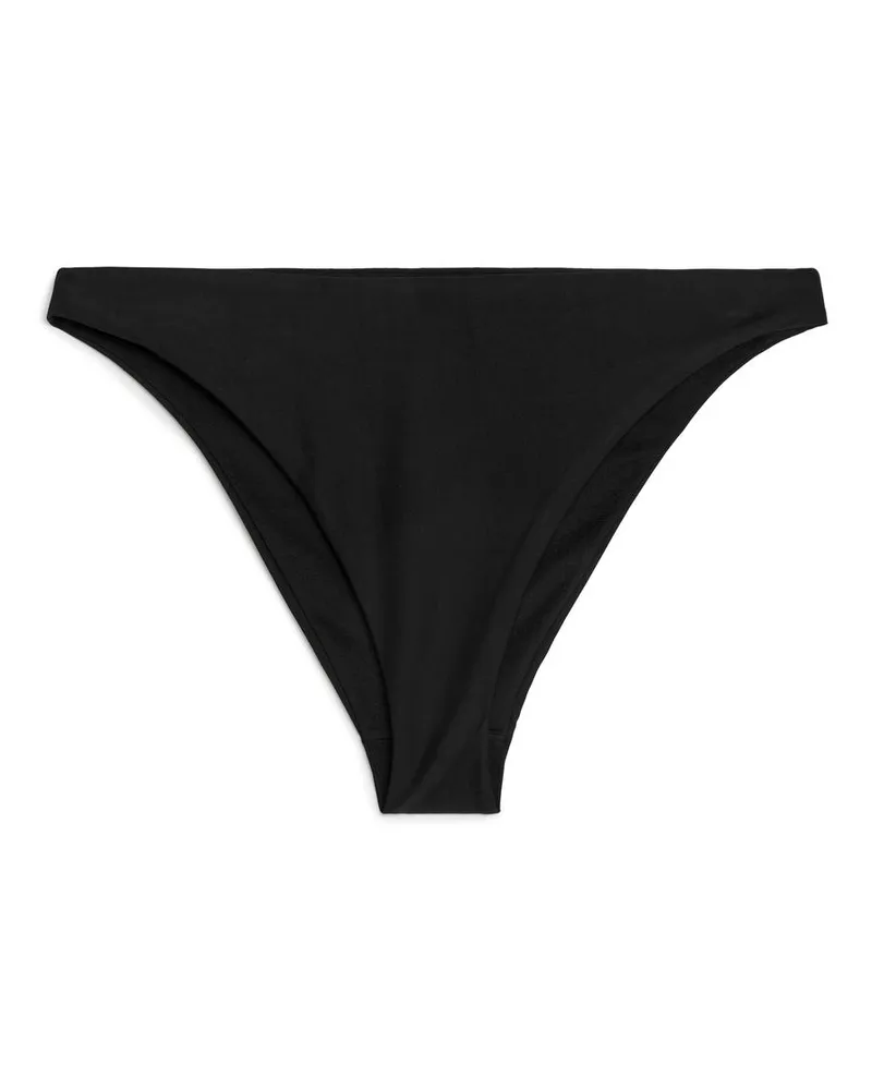 Arket Bikinihose mit Mittlerem Bund Schwarz