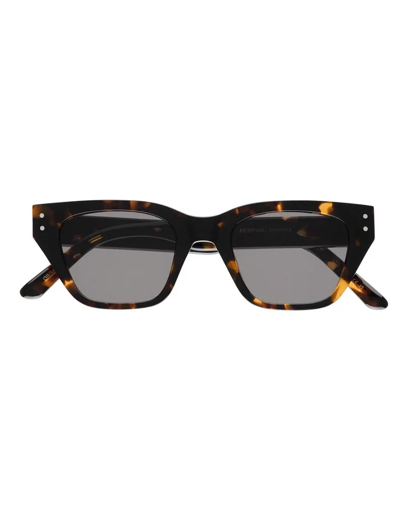 Arket Sonnenbrille Memphis Von Monokel Eyewear - Braun|Mehrfarbig Harte