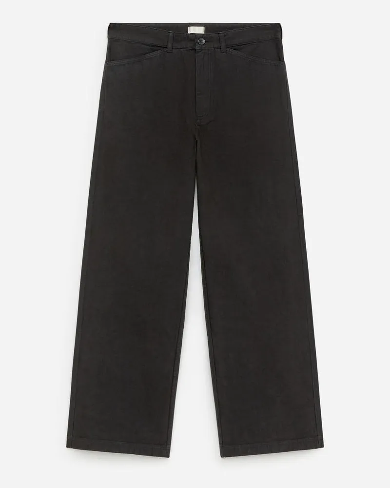 Arket Lockere Canvas-Hose -Schwarz Schwarz