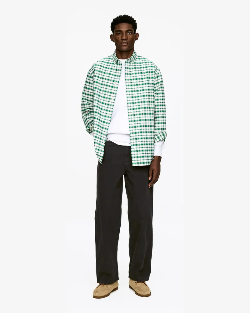 Arket Lockere Canvas-Hose -Schwarz Schwarz