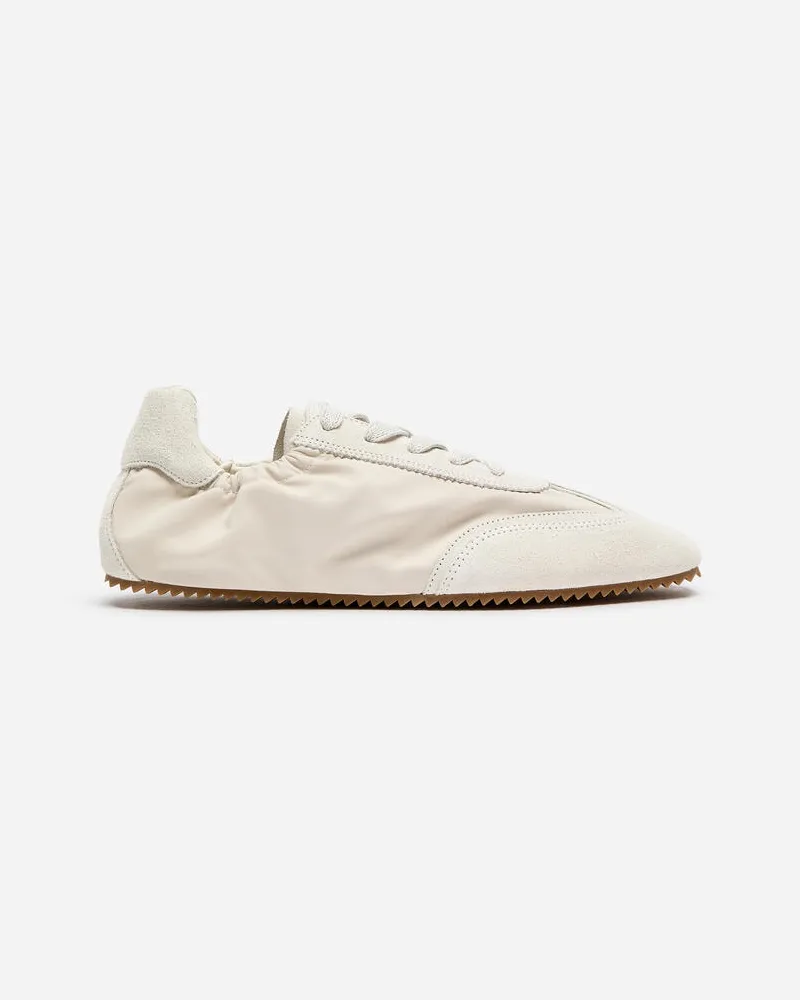 Arket Sneaker Aus Veloursleder Und Nylon -Weiß Weiß