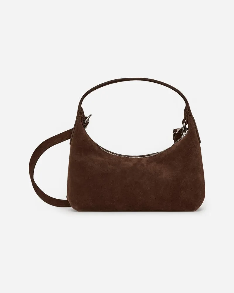 Arket Kleine Veloursledertasche -Braun Braun