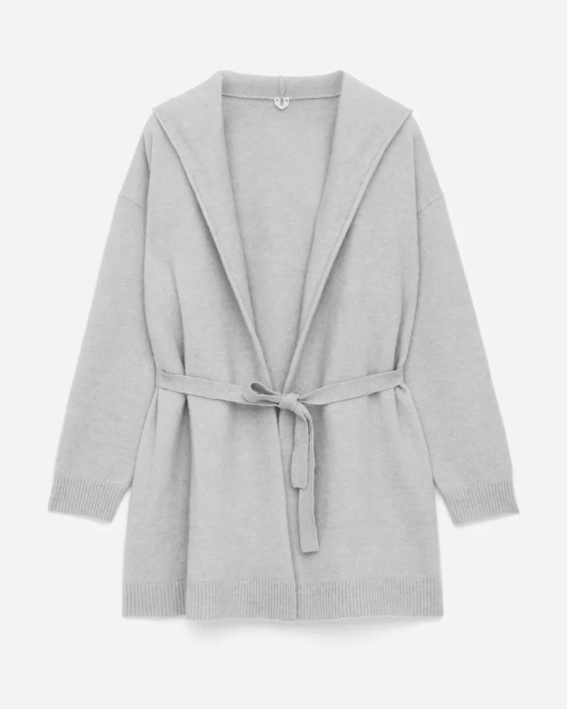 Arket Strickjacke Aus Einer Alpaka-Wollmischung -Grau Grau