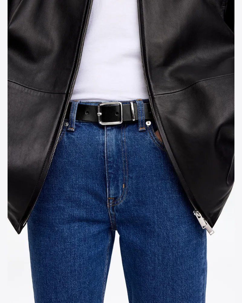 Arket Ledergürtel -Schwarz Schwarz