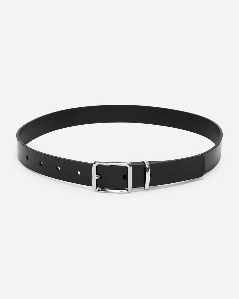 Arket Ledergürtel -Schwarz Schwarz