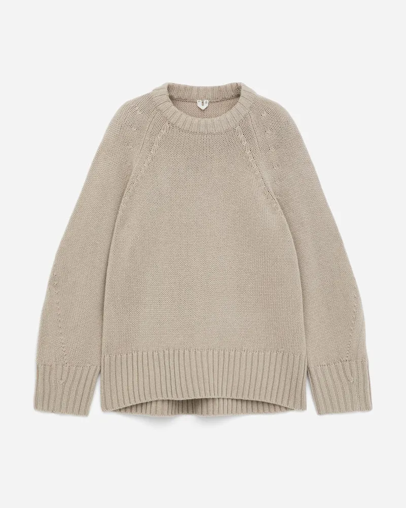 Arket Dicker Pullover Aus Reinem Kaschmir  ​ -Beige Beige