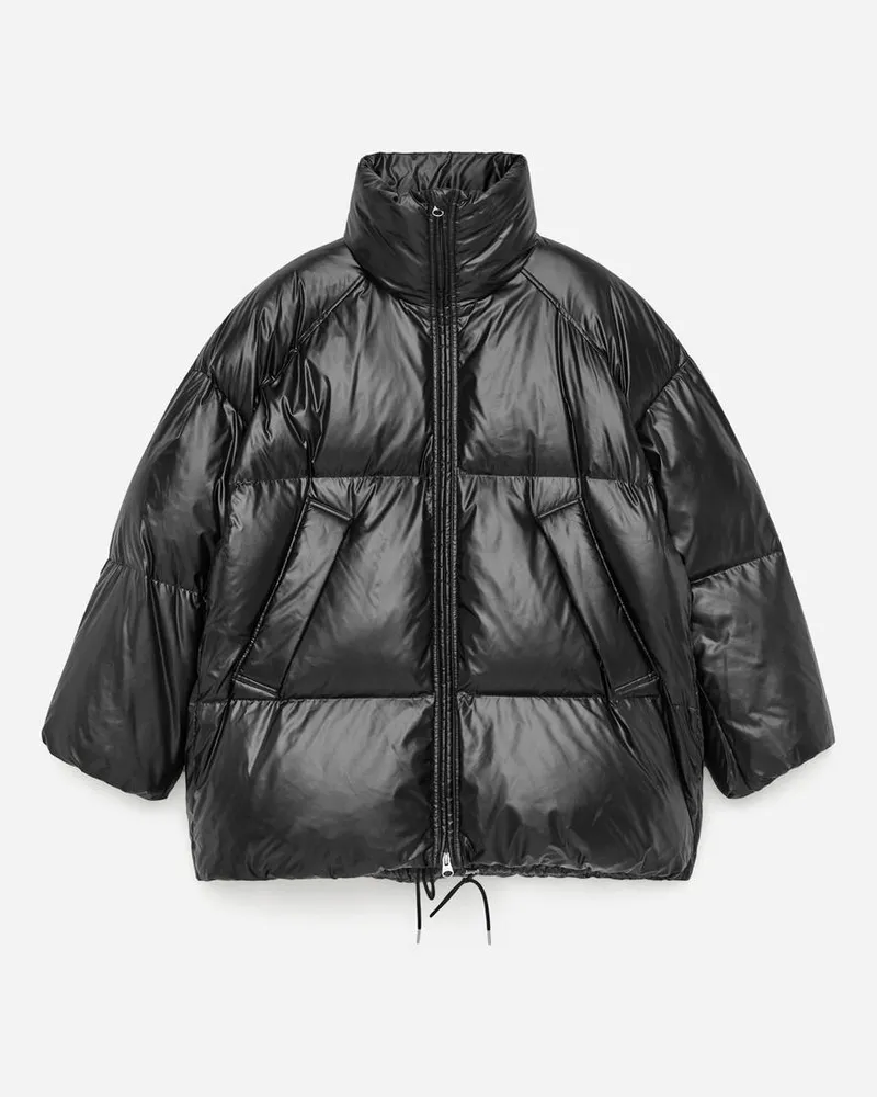 Arket Upcycled Down™ Steppjacke -Schwarz Schwarz