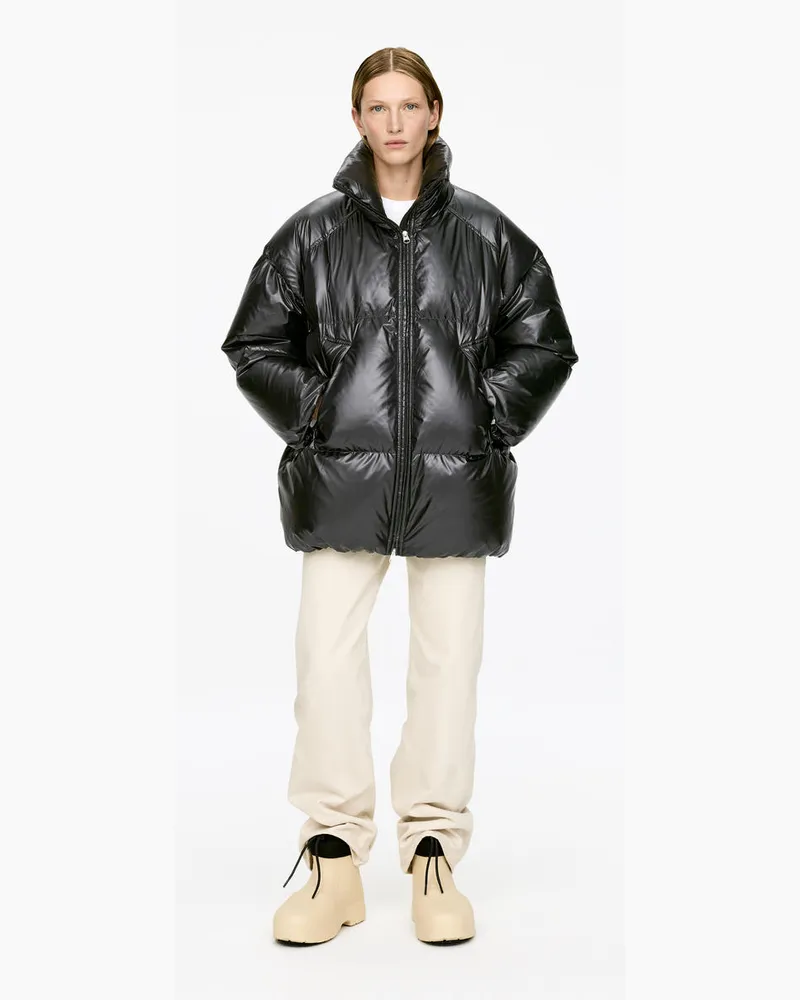 Arket Upcycled Down™ Steppjacke -Schwarz Schwarz