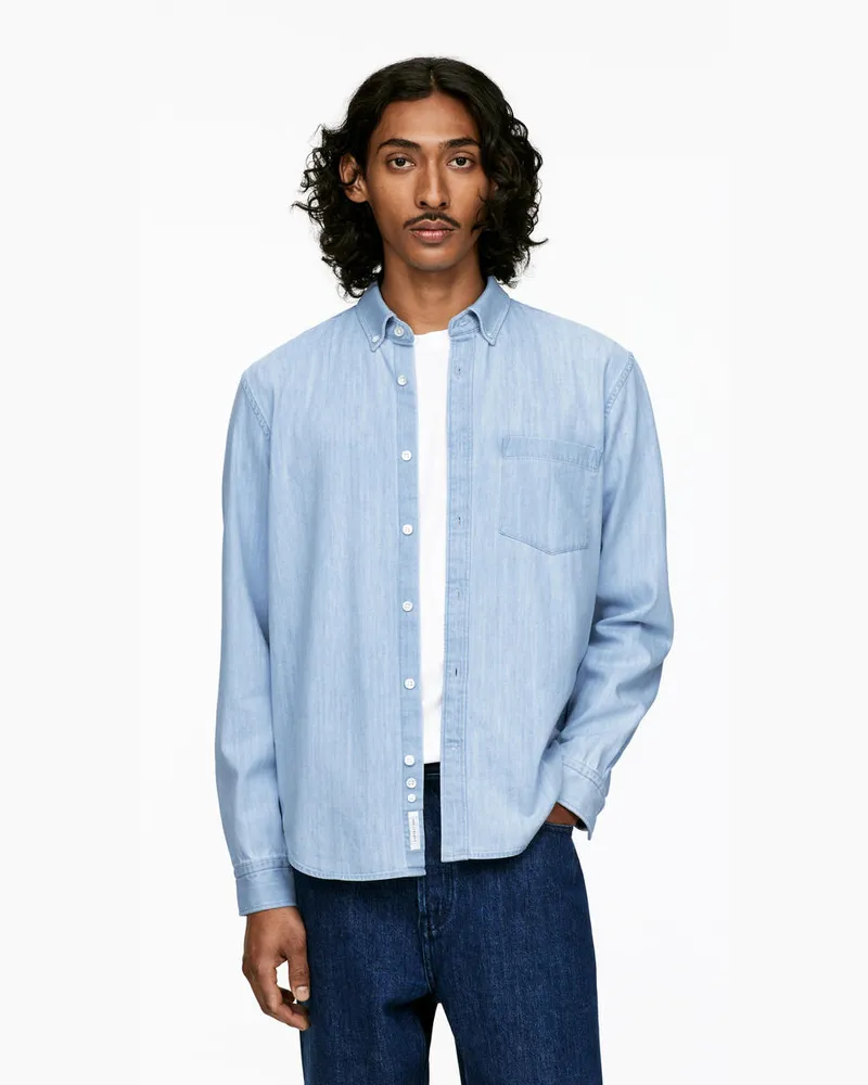 Arket Jeanshemd -Blau Blau