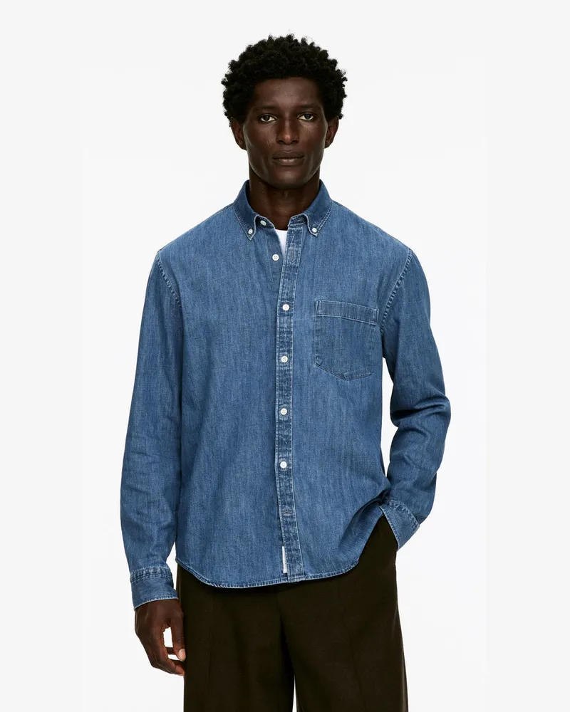 Arket Jeanshemd -Blau Blau