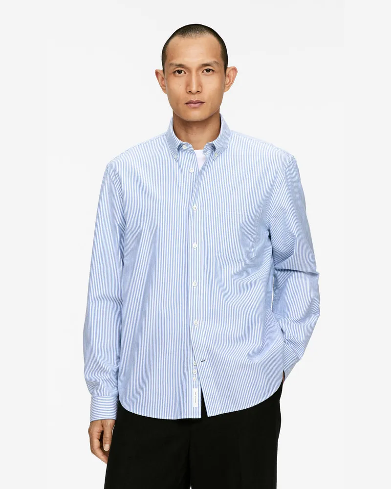 Arket Oxford-Hemd -Blau Blau
