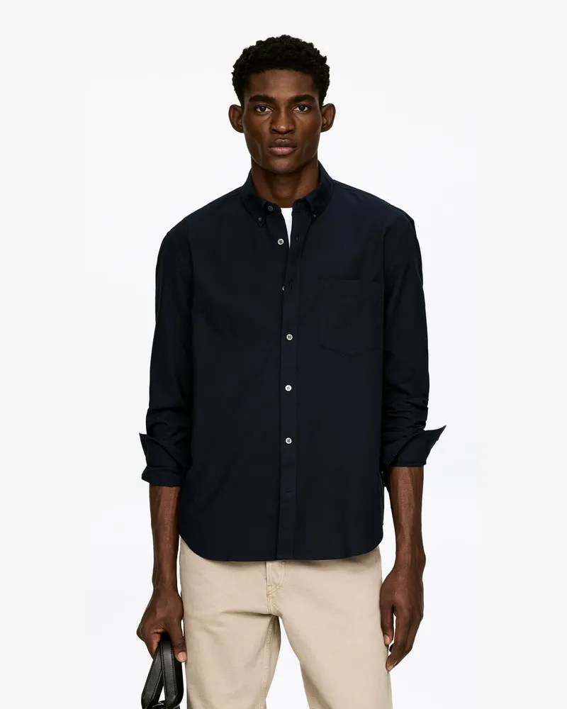 Arket Oxford-Hemd -Blau Blau