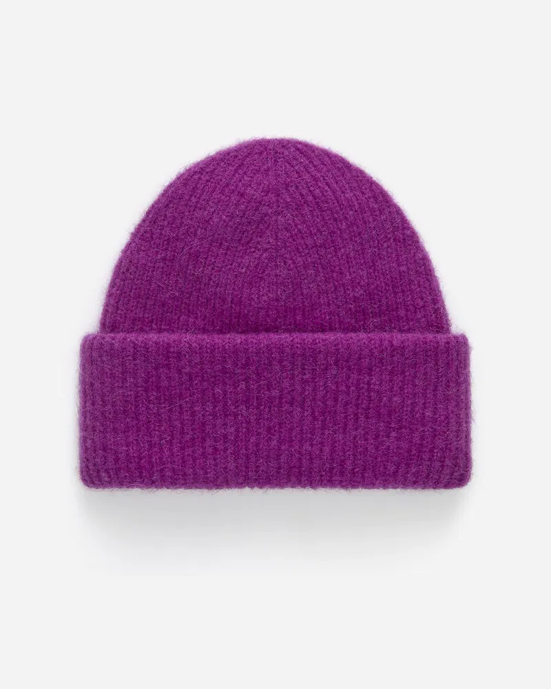 Arket Beanie Aus Alpakawolle Und Wolle -Lila Lila