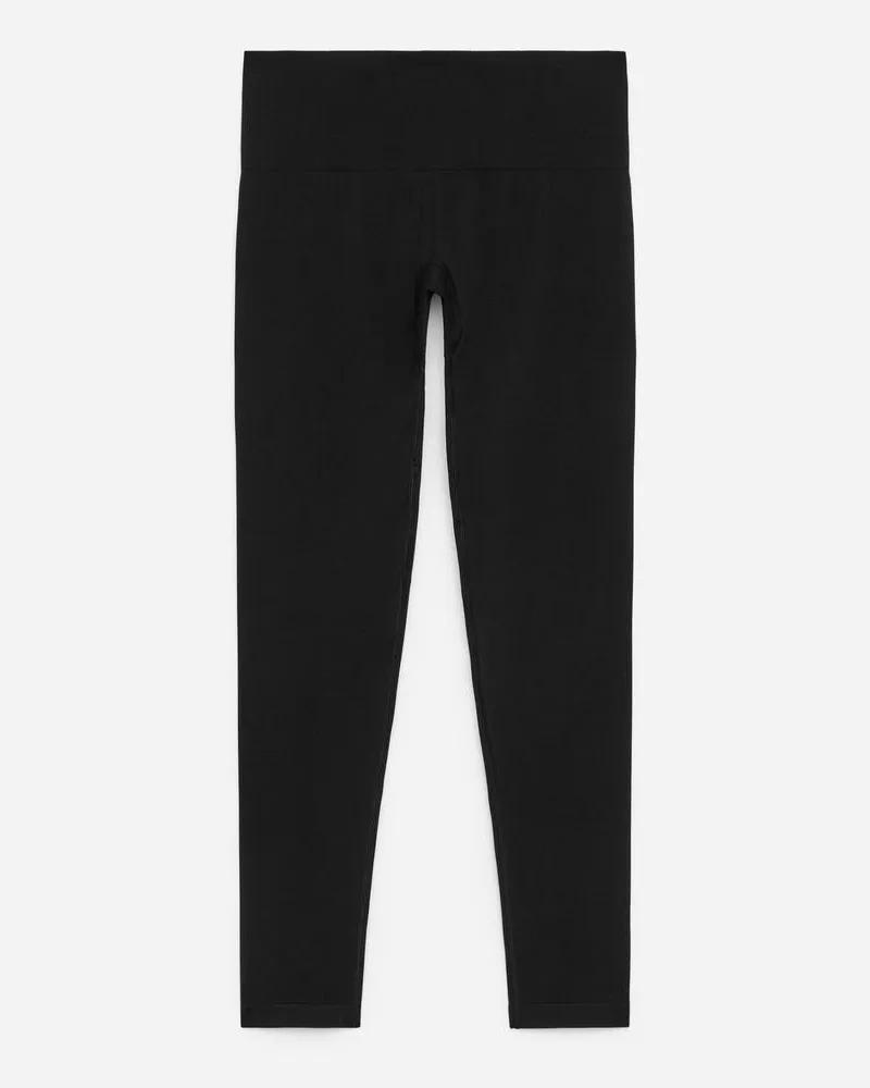 Arket Nahtlose Tights Mit Hohem Bund - Schwarz Schwarz