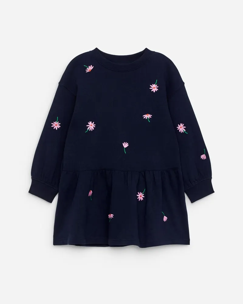 Arket Oversized Sweatshirtkleid -Blau Blau