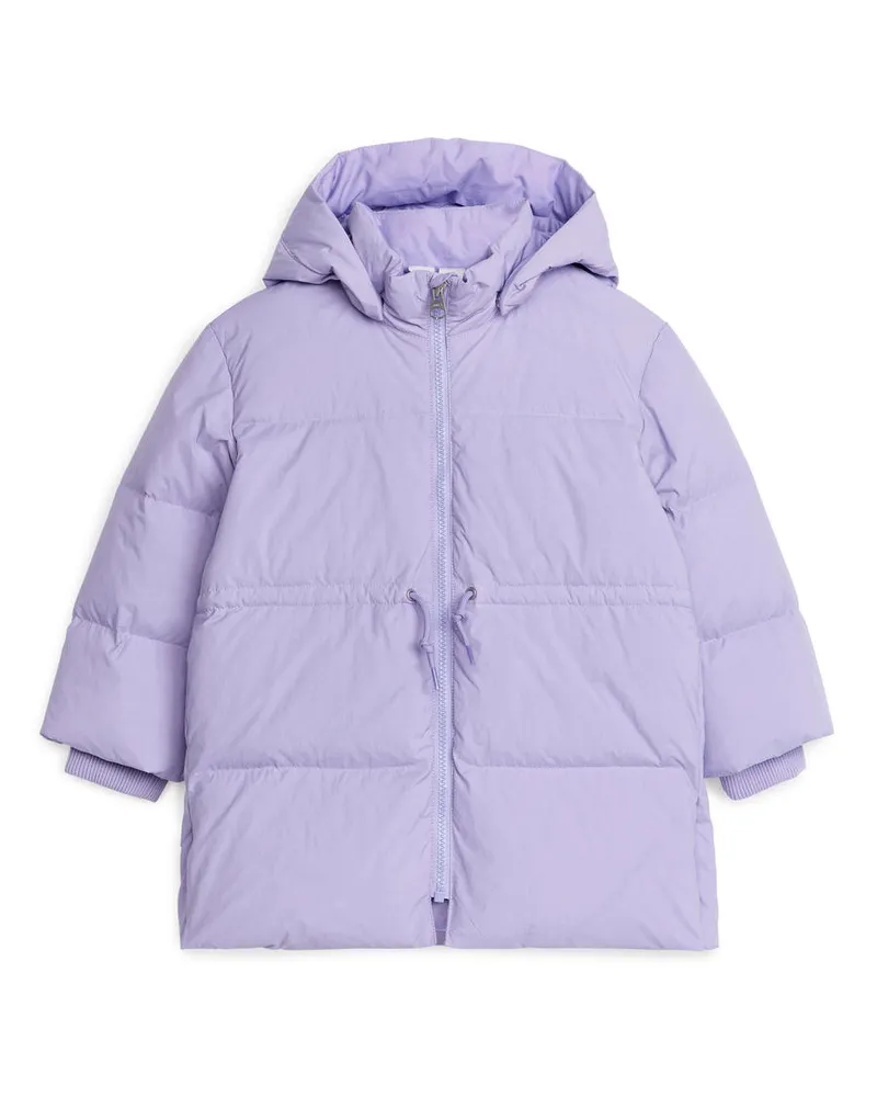 Arket Daunen-Steppjacke - Lila Lila