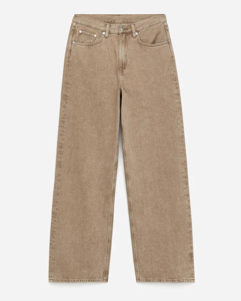 Arket CORAL Wide Jeans -Braun Braun