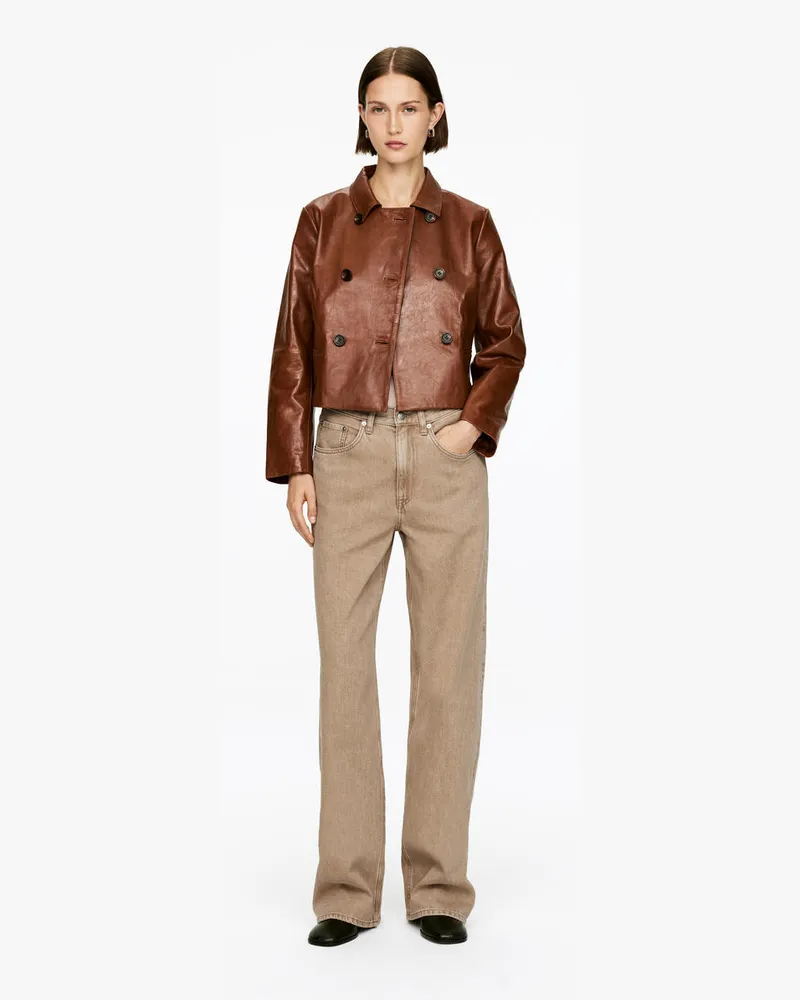 Arket CORAL Wide Jeans -Braun Braun