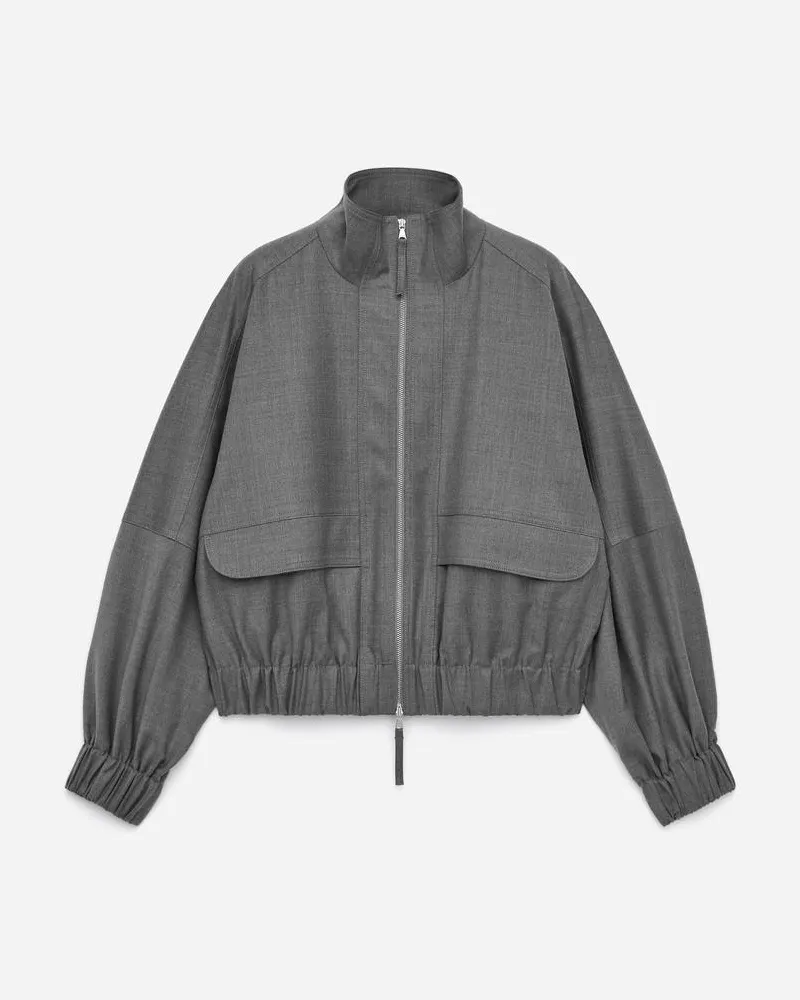 Arket Jacke Aus Wollmischung -Grau Grau