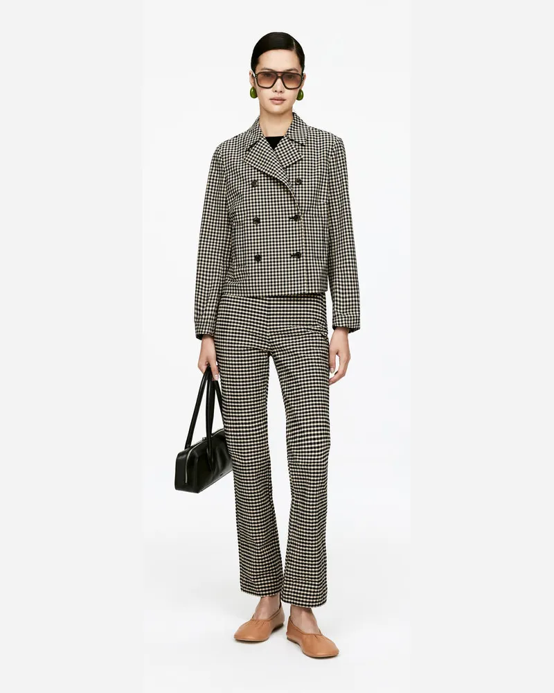 Arket Zweireihiger Blazer -Beige Beige