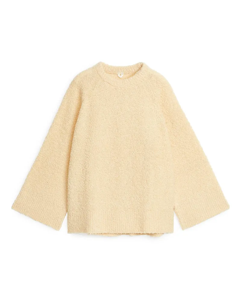 Arket Bouclé-Pullover - Beige Beige