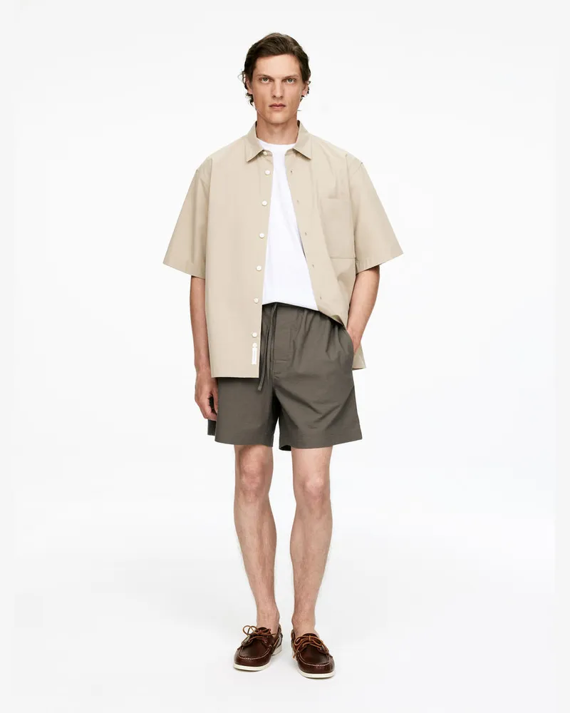 Arket Seersucker-Shorts -Beige Beige