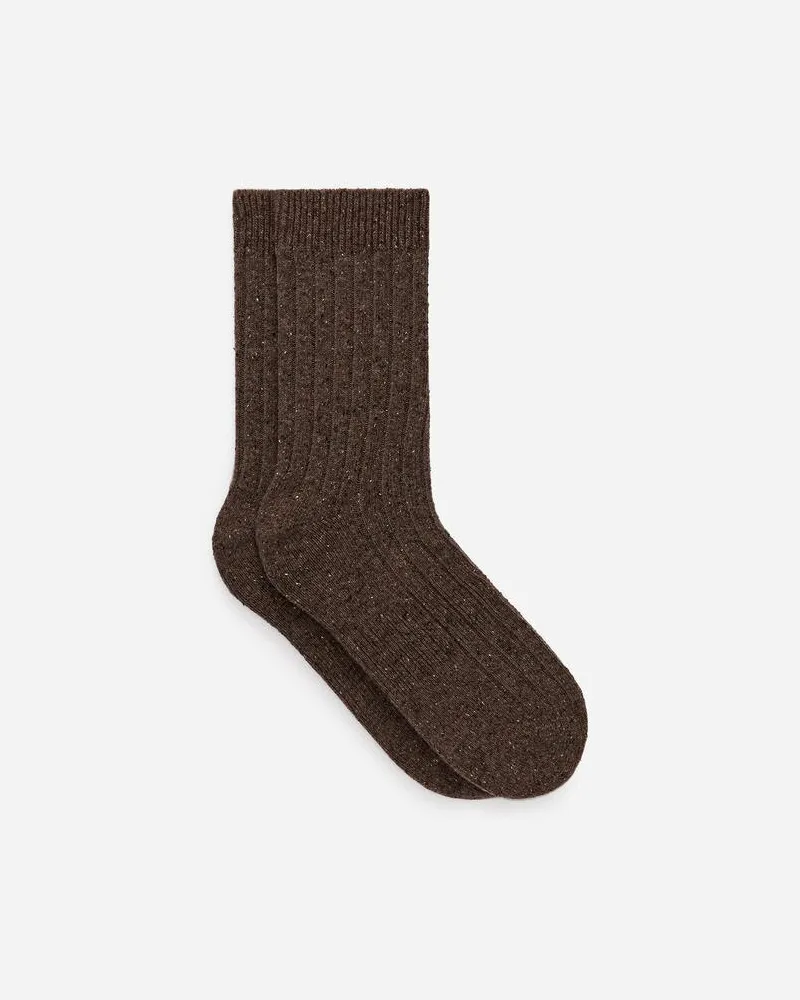 Arket Genoppte Socken -Braun Braun