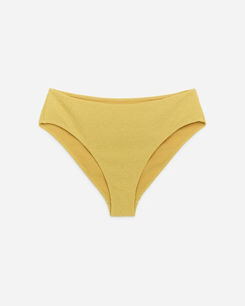 Arket Bikinihöschen Mit Hoher Taille -Gelb Gelb