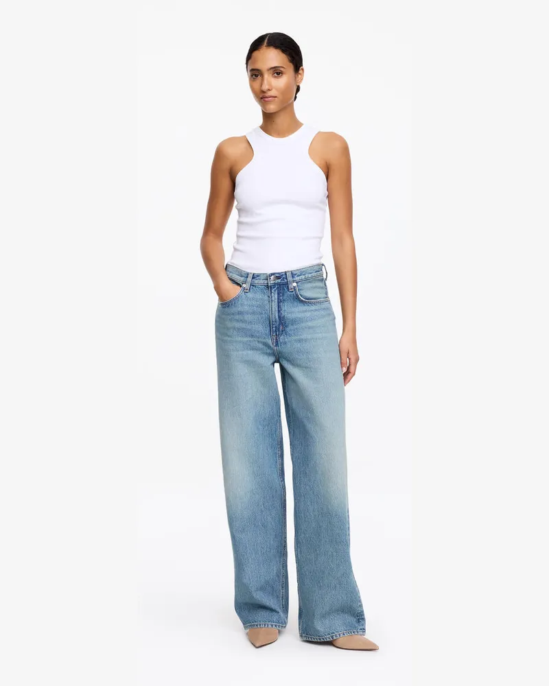 Arket CORAL Wide Jeans -Blau Blau