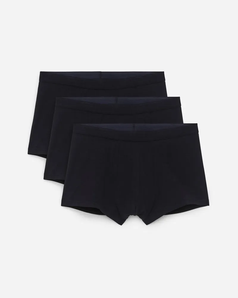 Arket Boxer Aus Jersey, 3Er-Set - Blau Dunkelblau