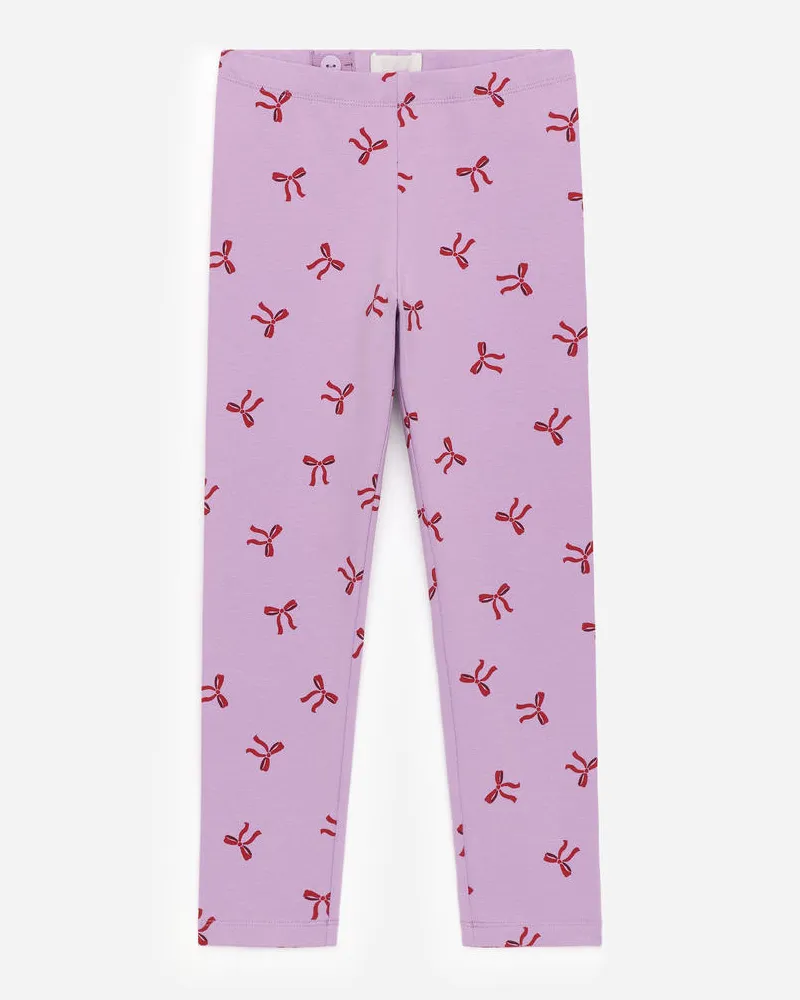 Arket Bedruckte Jersey-Leggings -Lila Lila