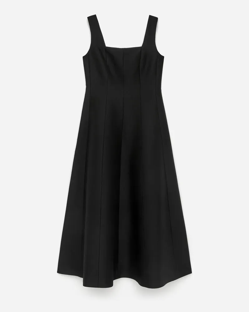 Arket Kleid Aus Lyocell-Mischung -Schwarz Schwarz