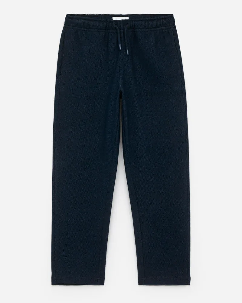 Arket Jogginghose Mit Fischgrätmuster -Blau Blau