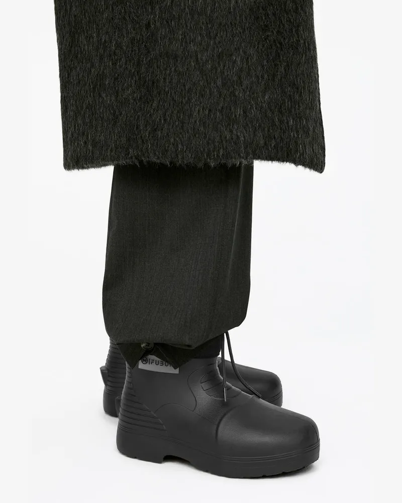 Arket Stiefel Niseko 3.0 Low Von Fubuki -Schwarz Schwarz