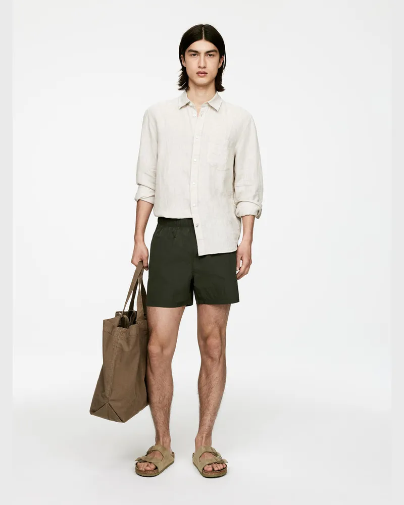Arket Ripstop-Badeshorts -Grün Grün