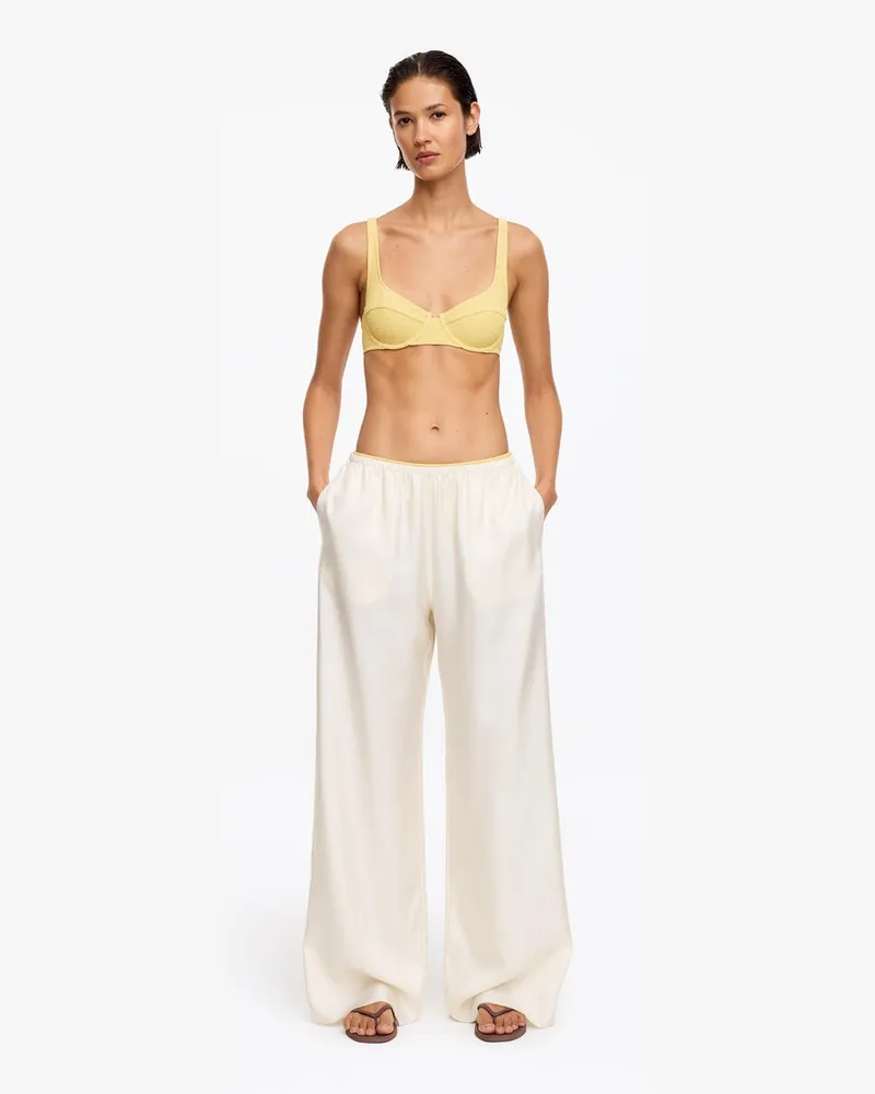 Arket Balconette-Bikinioberteil -Gelb Gelb