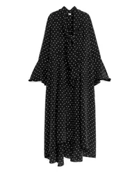 Arket Maxikleid mit Tuchdetail Schwarz