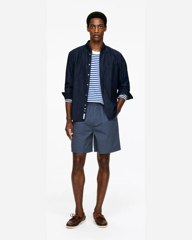 Arket Baumwollshorts -Blau Blau