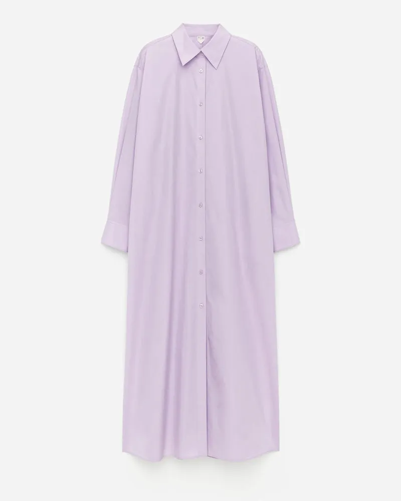 Arket Oversize-Hemdkleid -Lila Lila