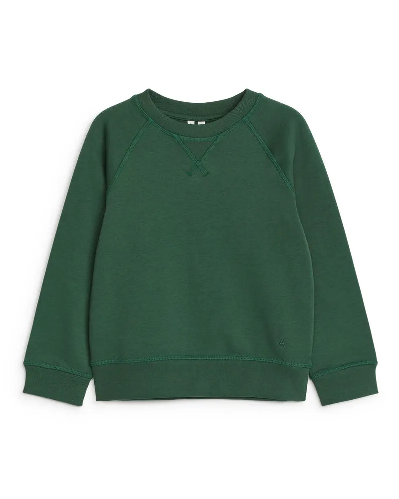Arket Sweatshirt Aus Baumwolle -Grün Grün