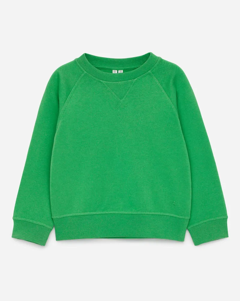 Arket Sweatshirt Aus Baumwolle - Grün Grün