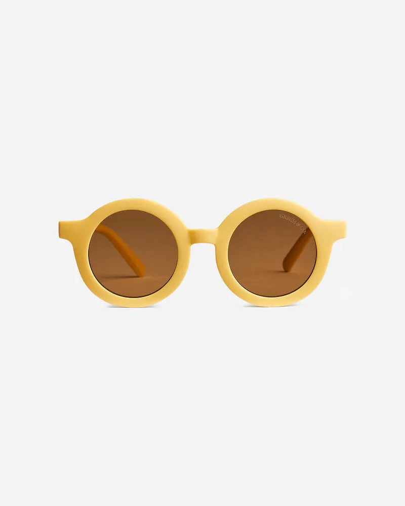Arket Runde Sonnenbrille Von Grech & Co. -Gelb Gelb