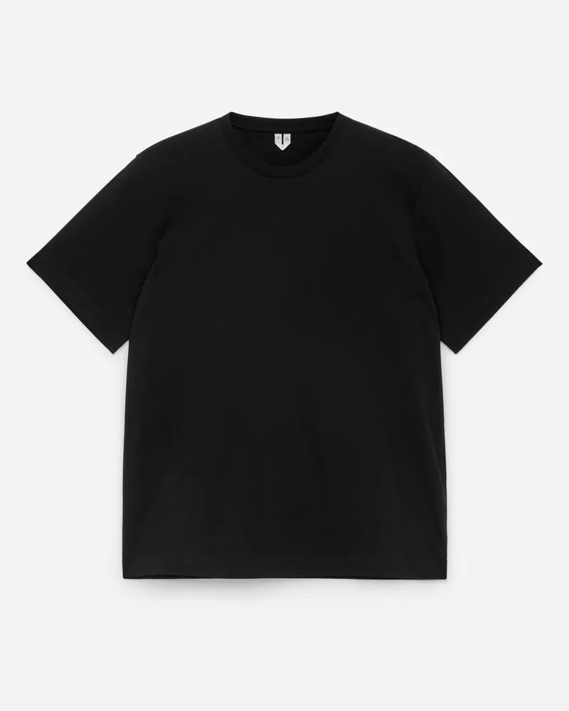 Arket Mittelschweres T-Shirt - Schwarz Schwarz