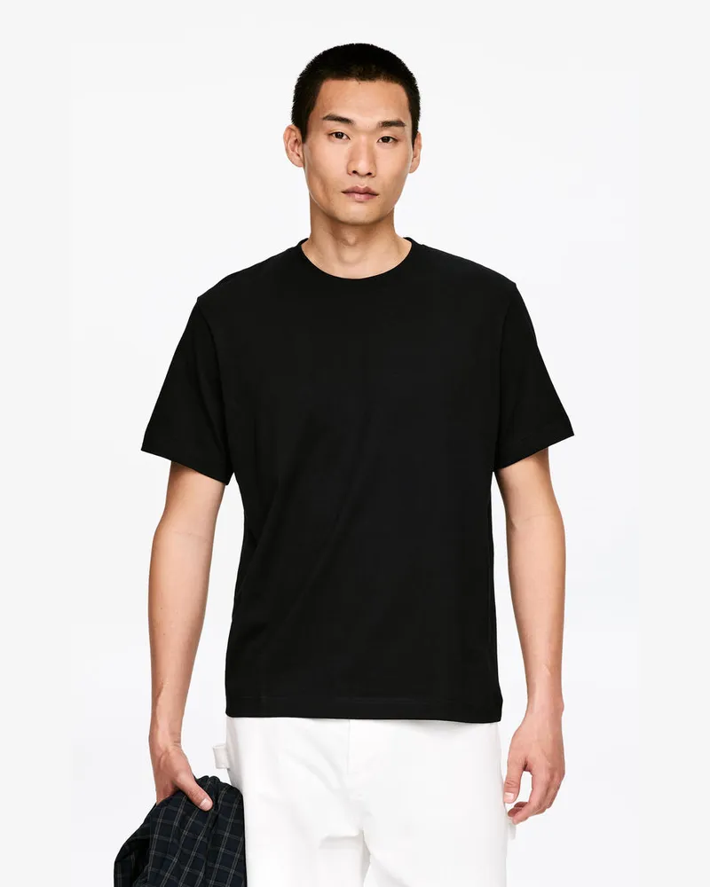 Arket Lockeres T-Shirt 220 GSM -Schwarz Schwarz